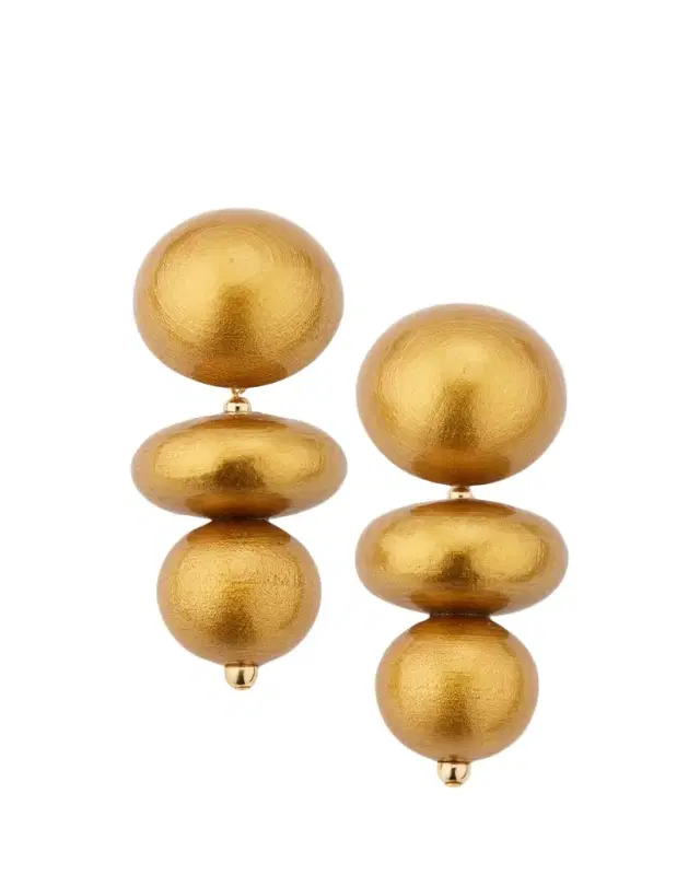 Nola Golden Saffron Earrings