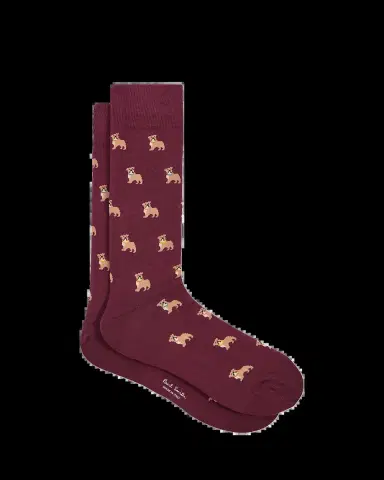 Paul Smith Men's Irwin Bulldog Crew Socks | Thumbnail 2