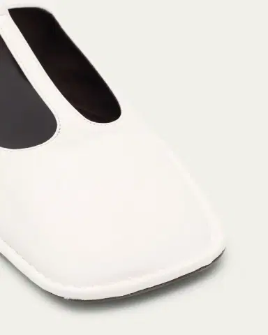 THE ROW Leather T-Strap Ballerina Flats | Thumbnail 10