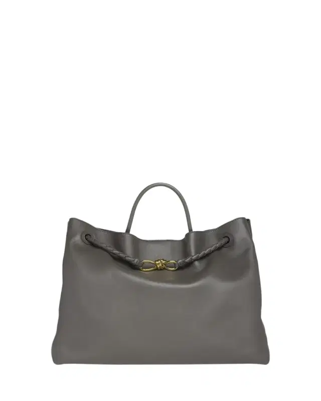 Bottega Veneta Large Andiamo Leather Top-Handle Bag