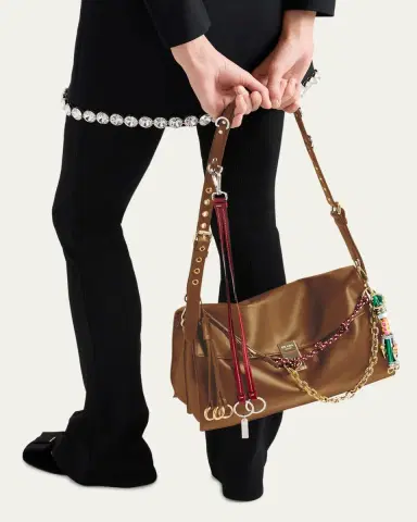 Prada Large Soft Sound Leather Shoulder Bag | Thumbnail 6 Prada Large Soft Sound Leather Shoulder Bag | Thumbnail 6