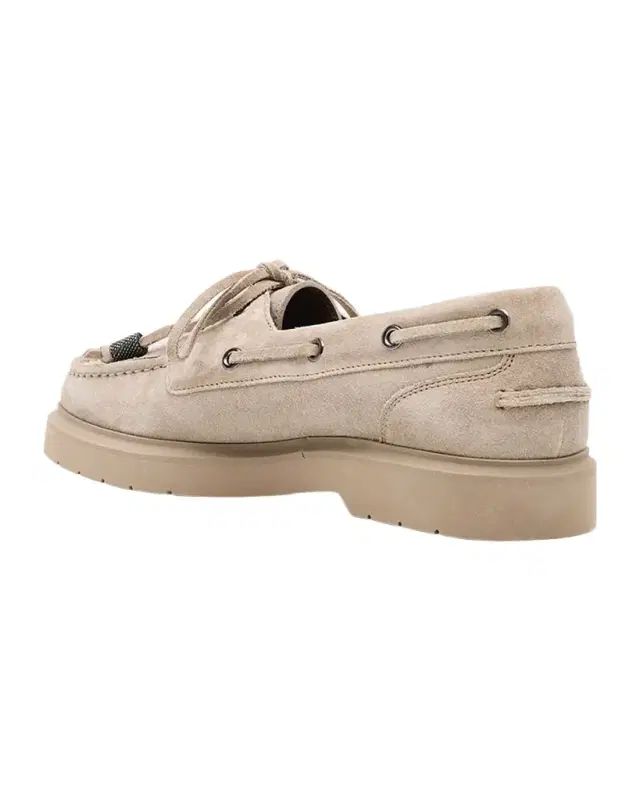 Classic Suede Boat Loafers