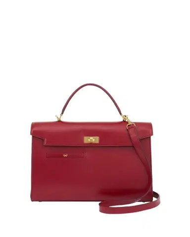 Anya Hindmarch Mortimer Shiny Leather Top-Handle Bag | Thumbnail 1