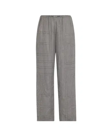 TOTEME Monogram Flannel Pajama Bottoms | Thumbnail 1