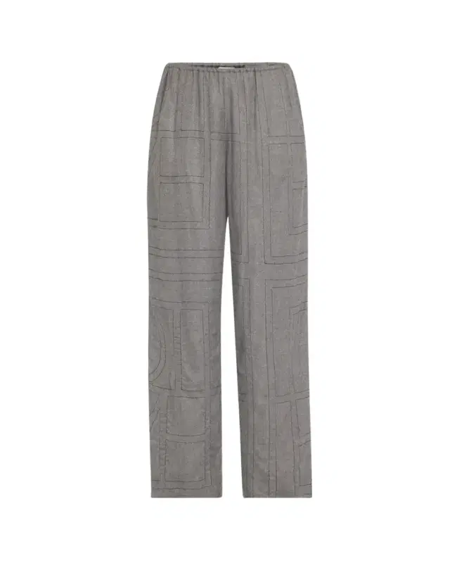 Monogram Flannel Pajama Bottoms