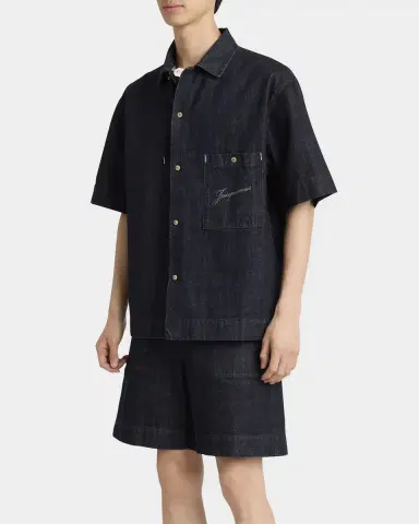 Jacquemus Men's de-Nîmes Denim Shirt | Thumbnail 3