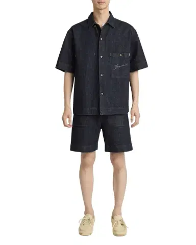 Jacquemus Men's de-Nîmes Denim Shirt | Thumbnail 1