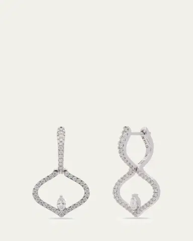 Gyan Jaipur Sarai Diamond Single Motif Earrings | Thumbnail 2