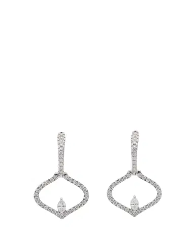 Gyan Jaipur Sarai Diamond Single Motif Earrings | Thumbnail 1