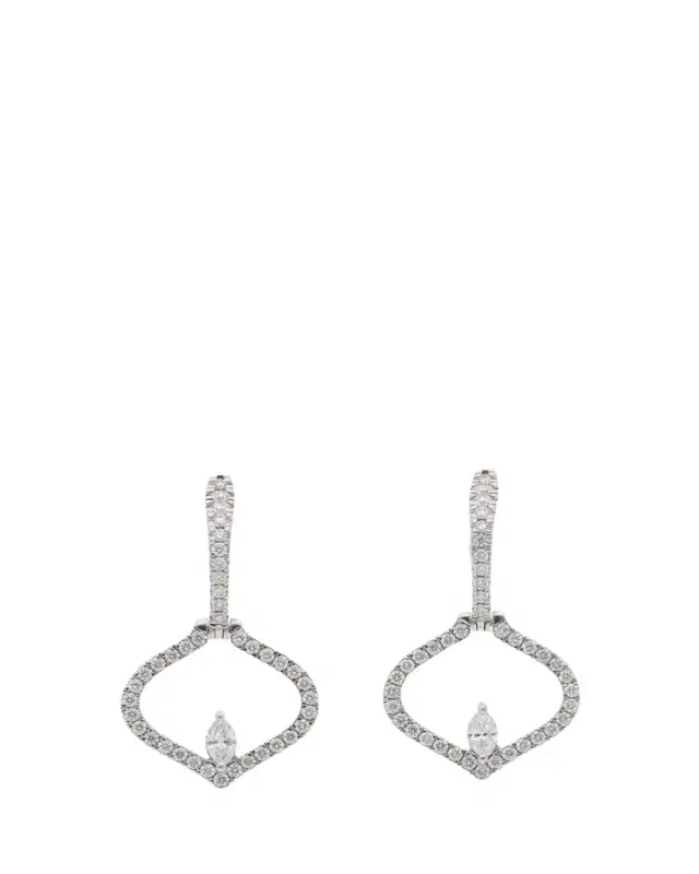 Gyan Jaipur Sarai Diamond Single Motif Earrings