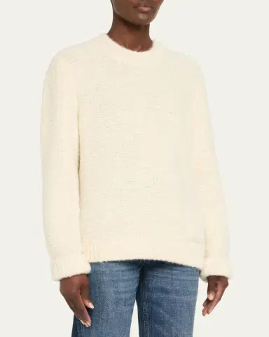 God's True Cashmere Cloud Boucle Cashmere Sweater | Thumbnail 4