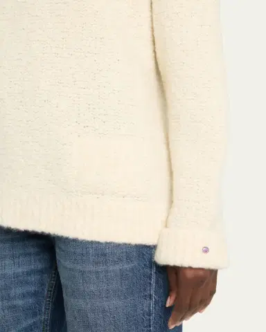 God's True Cashmere Cloud Boucle Cashmere Sweater | Thumbnail 5