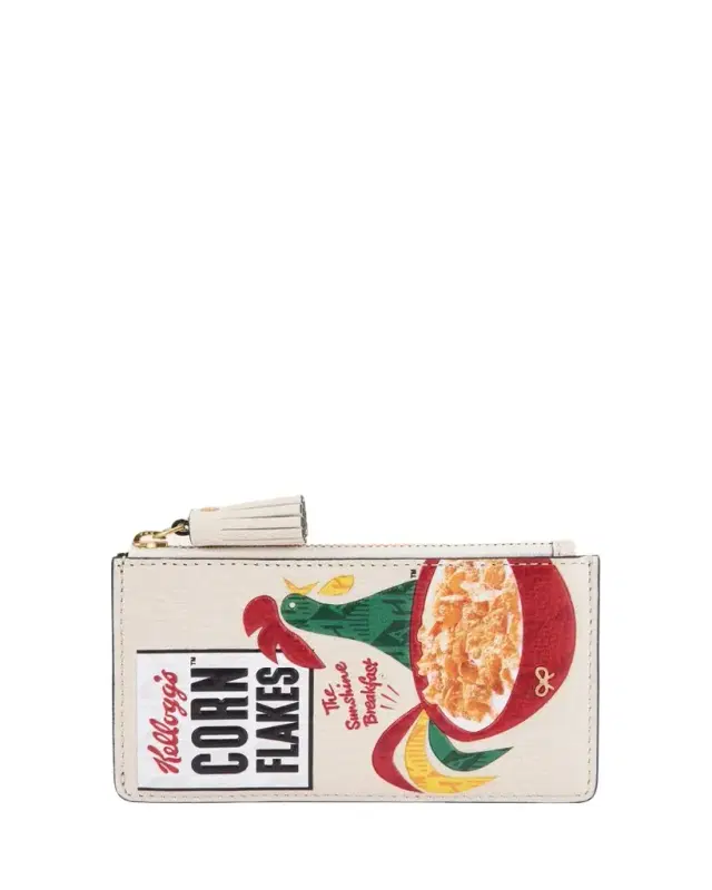 Anya Hindmarch x Kellogg's Corn Flakes Cereal Box Card Case