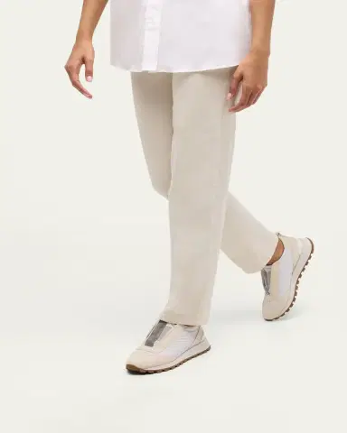 Brunello Cucinelli Monili Laceless Trainer Sneakers | Thumbnail 2