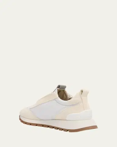 Brunello Cucinelli Monili Laceless Trainer Sneakers | Thumbnail 4 Brunello Cucinelli Monili Laceless Trainer Sneakers | Thumbnail 4