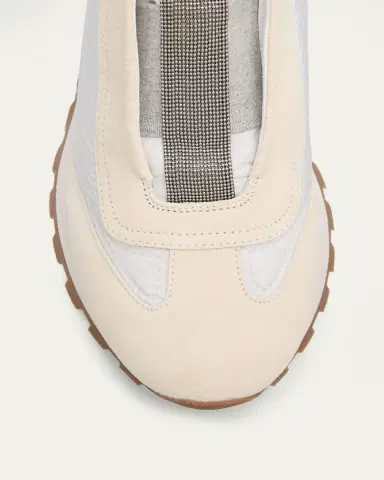 Brunello Cucinelli Monili Laceless Trainer Sneakers | Thumbnail 5