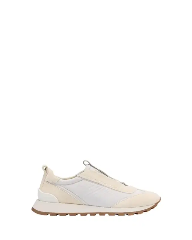 Brunello Cucinelli Monili Laceless Trainer Sneakers