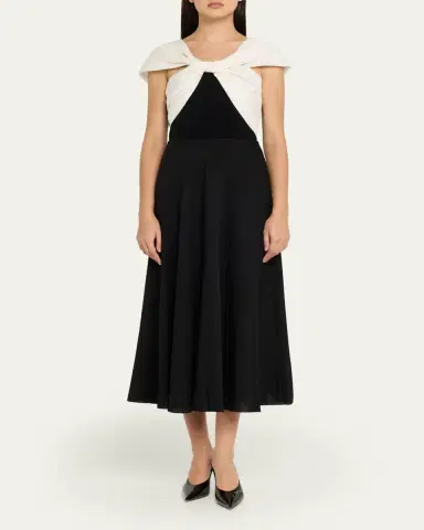 SIMKHAI Celiana Combo Off-The-Shoulder Top | Thumbnail 18
