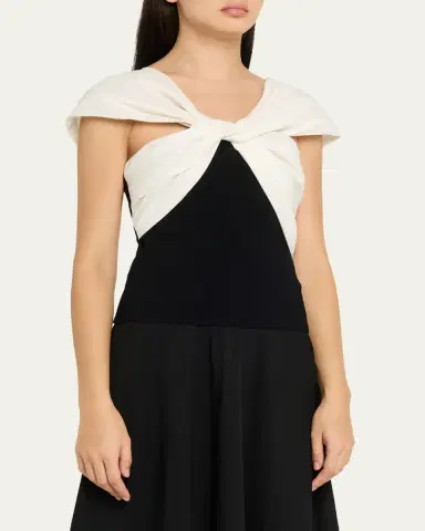SIMKHAI Celiana Combo Off-The-Shoulder Top | Thumbnail 20