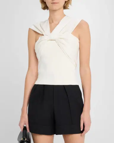 SIMKHAI Celiana Combo Off-The-Shoulder Top | Thumbnail 3