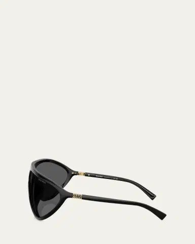 Miu Miu A01S Plastic Shield Sunglasses | Thumbnail 4 Miu Miu A01S Plastic Shield Sunglasses | Thumbnail 4