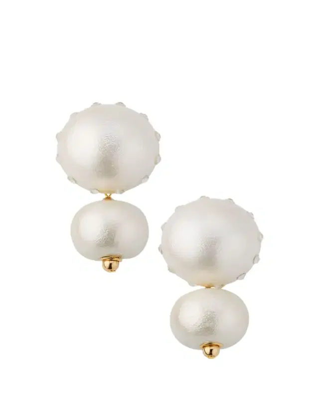 Saule Label Livia White Heron Earrings