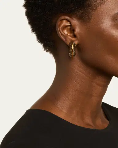 Susana Vega Mini Alba Hoop Earrings | Thumbnail 3