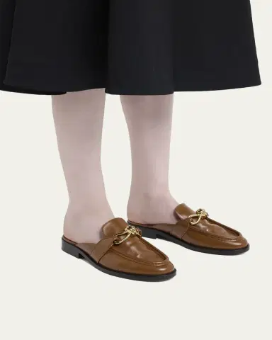 Bottega Veneta Astaire Knot Leather Loafer Mules | Thumbnail 2