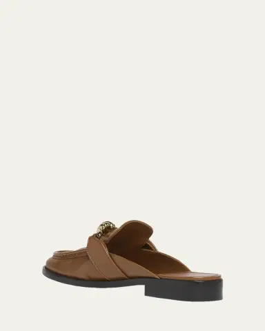 Bottega Veneta Astaire Knot Leather Loafer Mules | Thumbnail 4