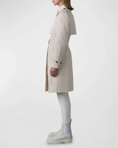 Mackage Winn 2-in-1 Classic Trench Coat | Thumbnail 3 Mackage Winn 2-in-1 Classic Trench Coat | Thumbnail 3