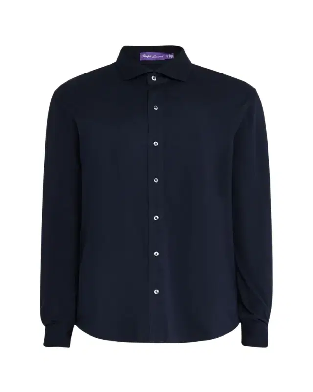Ralph Lauren Purple Label Washed Piqué Shirt