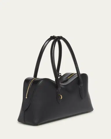 Stella McCartney Ryder Large Shoulder Bag in Embossed Grainy Eco Mat | Thumbnail 3
