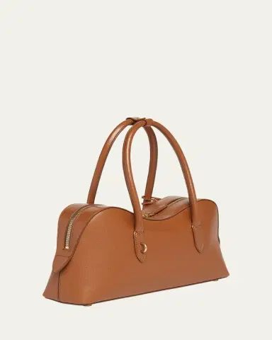 Stella McCartney Ryder Large Shoulder Bag in Embossed Grainy Eco Mat | Thumbnail 6
