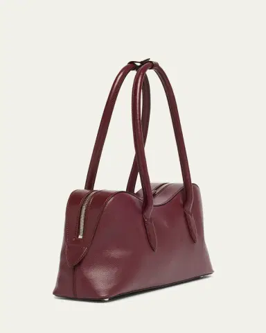 Stella McCartney Ryder Large Shoulder Bag in Embossed Grainy Eco Mat | Thumbnail 9