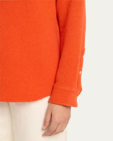 God’s True Cashmere Fire Solid Cashmere Shirt | Thumbnail 5