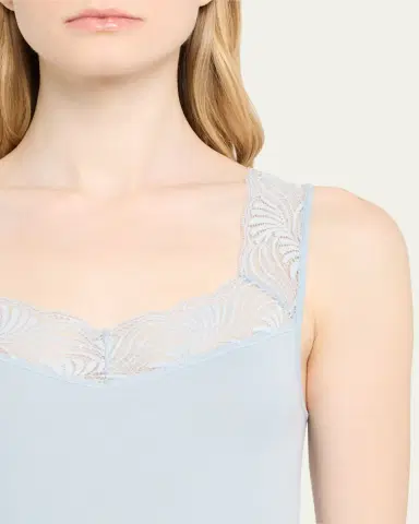 Hanro Cotton Delight Lace-Trim Tank Top | Thumbnail 22