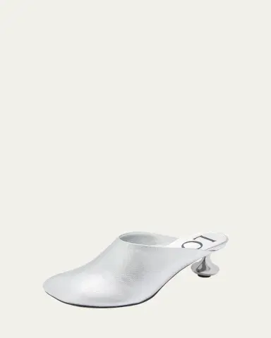 Loewe Toy Metallic Mule Pumps | Thumbnail 7