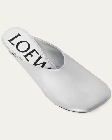 Loewe Toy Metallic Mule Pumps | Thumbnail 8