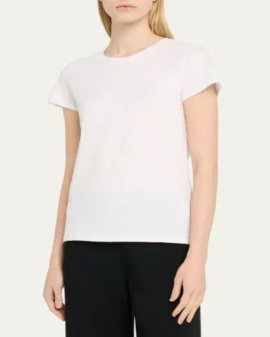 MAJESTIC FILATURES Crewneck Organic Cotton T-Shirt | Thumbnail 4 MAJESTIC FILATURES Crewneck Organic Cotton T-Shirt | Thumbnail 4