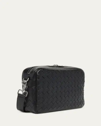 Bottega Veneta Men's Intrecciato Medium Crossbody Bag | Thumbnail 3