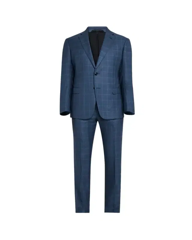 Men's Blurred Windowpane 240G Suit