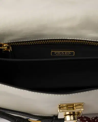 Prada Small Soft Sound Leather Shoulder Bag | Thumbnail 13