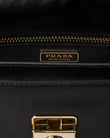 Prada Small Soft Sound Leather Shoulder Bag | Thumbnail 4