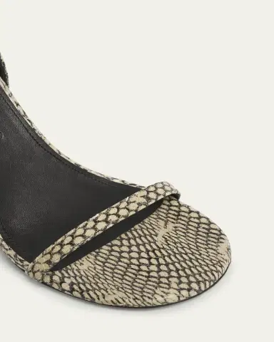 Jacquemus The Bisou Geometric Snake-Embossed Leather Sandals | Thumbnail 5 Jacquemus The Bisou Geometric Snake-Embossed Leather Sandals | Thumbnail 5