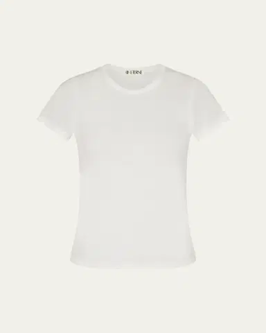 Eterne Fitted Crewneck Short-Sleeve T-Shirt | Thumbnail 2