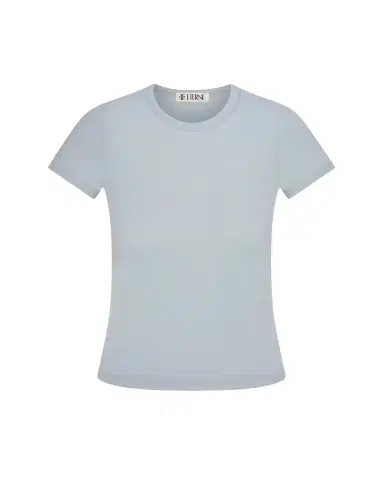 Eterne Fitted Crewneck Short-Sleeve T-Shirt | Thumbnail 1