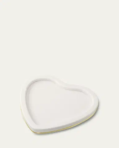 AERIN Piero Leather Heart Tray | Thumbnail 2