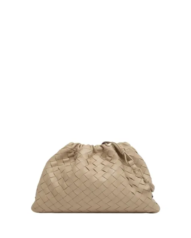 Medium Leather Pouch Bag