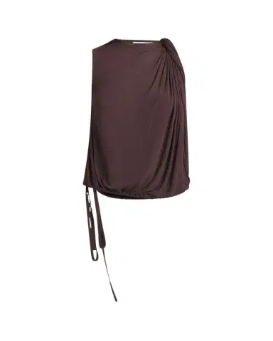 McQueen Twist Draped Jersey Top | Thumbnail 1