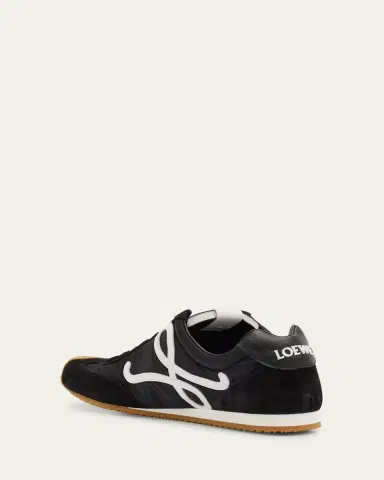 Loewe Men's Ballet Runner 2.0 Nylon & Calfskin Sneakers | Thumbnail 4 Loewe Men's Ballet Runner 2.0 Nylon & Calfskin Sneakers | Thumbnail 4